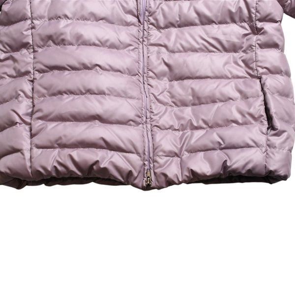 MIU MIU Short Sleeve Down Jacket Outer Purple Black Size S 42 Made in Italy Good Condition Used 4a009638
