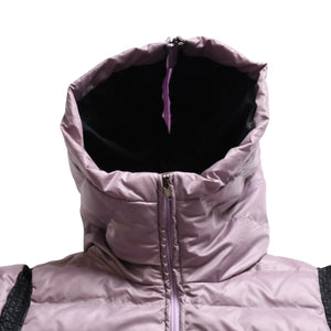 MIU MIU Short Sleeve Down Jacket Outer Purple Black Size S 42 Made in Italy Good Condition Used 4a009638