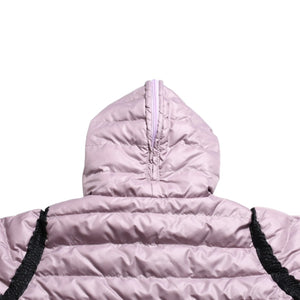 MIU MIU Short Sleeve Down Jacket Outer Purple Black Size S 42 Made in Italy Good Condition Used 4a009638