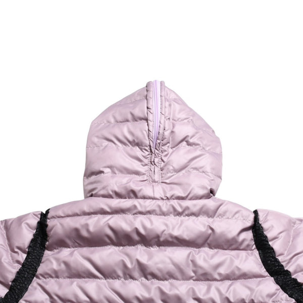MIU MIU Short Sleeve Down Jacket Outer Purple Black Size S 42 Made in Italy Good Condition Used 4a009638