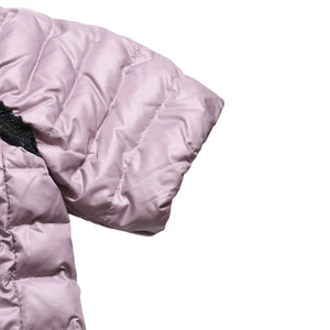 MIU MIU Short Sleeve Down Jacket Outer Purple Black Size S 42 Made in Italy Good Condition Used 4a009638