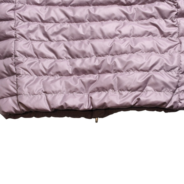 MIU MIU Short Sleeve Down Jacket Outer Purple Black Size S 42 Made in Italy Good Condition Used 4a009638
