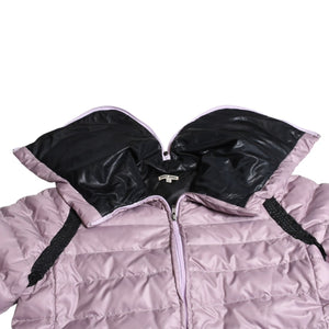 MIU MIU Short Sleeve Down Jacket Outer Purple Black Size S 42 Made in Italy Good Condition Used 4a009638