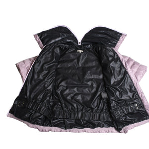 MIU MIU Short Sleeve Down Jacket Outer Purple Black Size S 42 Made in Italy Good Condition Used 4a009638