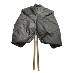 Very Good Condition JUNYA WATANABE COMME DES GARÇONS Deformed MA-1 Jacket Khaki Size S Used 4a009333