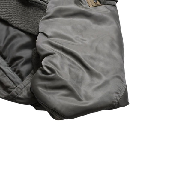 Very Good Condition JUNYA WATANABE COMME DES GARÇONS Deformed MA-1 Jacket Khaki Size S Used 4a009333