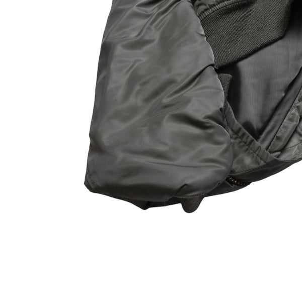 Very Good Condition JUNYA WATANABE COMME DES GARÇONS Deformed MA-1 Jacket Khaki Size S Used 4a009333