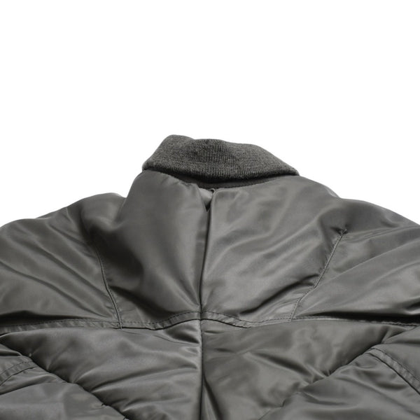 Very Good Condition JUNYA WATANABE COMME DES GARÇONS Deformed MA-1 Jacket Khaki Size S Used 4a009333