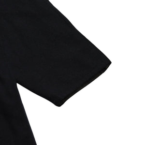 Very good condition COMME des GARCONS robe de chambre double-breasted coat SRC-080080 black used 4a009324