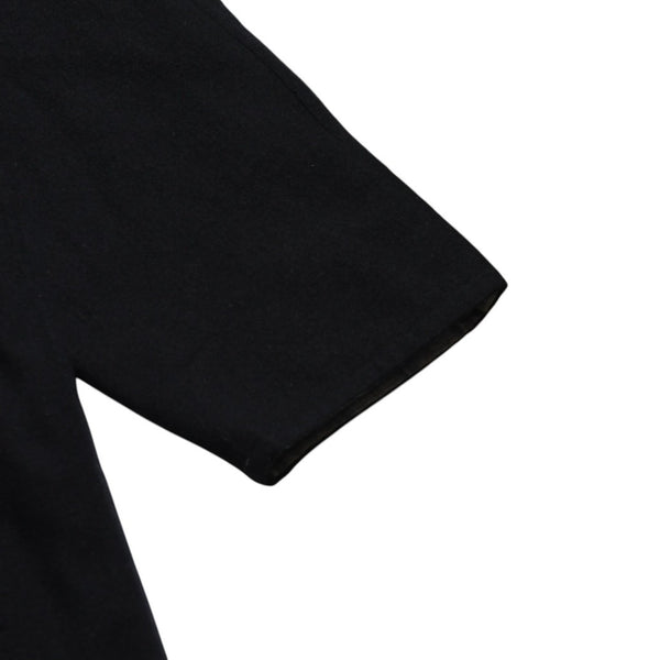 Very good condition COMME des GARCONS robe de chambre double-breasted coat SRC-080080 black used 4a009324