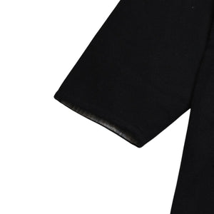 Very good condition COMME des GARCONS robe de chambre double-breasted coat SRC-080080 black used 4a009324