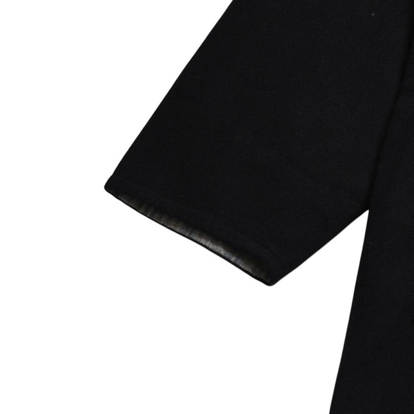 Very good condition COMME des GARCONS robe de chambre double-breasted coat SRC-080080 black used 4a009324