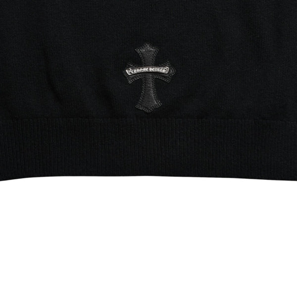 Like new CHROME HEARTS SWTR U WAITING ROOM Cashmere Pullover Hoodie Size XS Cross Patch 3 Patch Used 4a009390