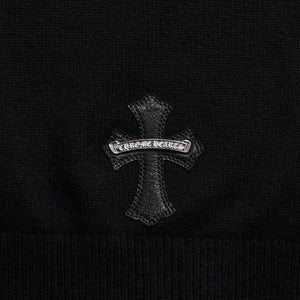 Like new CHROME HEARTS SWTR U WAITING ROOM Cashmere Pullover Hoodie Size XS Cross Patch 3 Patch Used 4a009390
