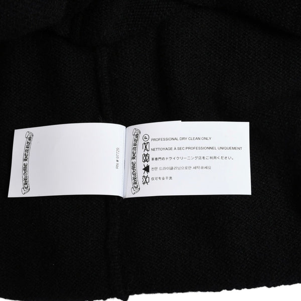 Like new CHROME HEARTS SWTR U WAITING ROOM Cashmere Pullover Hoodie Size XS Cross Patch 3 Patch Used 4a009390