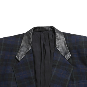 極美品 COMME des GARCONS HOMME コムデギャルソン オム シングル テーラードジャケット HJ-05048S AD1988 サイズS デカオム 中古 4a009323