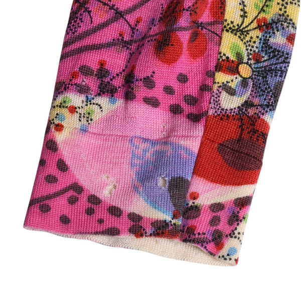 Christian Dior V-neck long sleeve cut and sew 3E13055101 Size 36 Pink Multicolor Galliano period Good used 4a009330