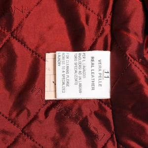 Extremely beautiful item DOLCE&GABBANA Dolce &amp; Gabbana Suede Vintage Boa Jacket, Polyester, Red, Size 11, Used, 4a009332