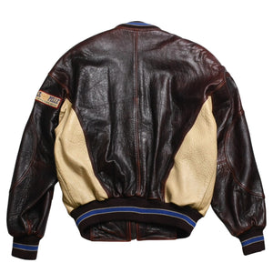 Very Good Condition PELLE PELLE Marc Buchanan Jacket Leather Jacket Brown Beige Size 38 Used 4a009640