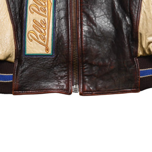 Very Good Condition PELLE PELLE Marc Buchanan Jacket Leather Jacket Brown Beige Size 38 Used 4a009640