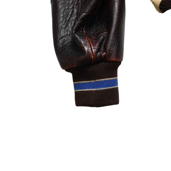 Very Good Condition PELLE PELLE Marc Buchanan Jacket Leather Jacket Brown Beige Size 38 Used 4a009640