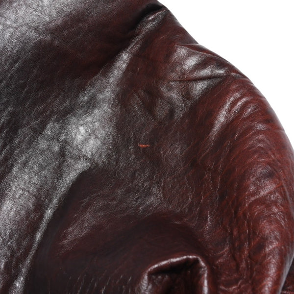 Very Good Condition PELLE PELLE Marc Buchanan Jacket Leather Jacket Brown Beige Size 38 Used 4a009640