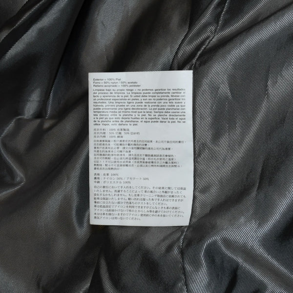 極美品 PELLE PELLE ペレペレ Marc Buchanan マークブキャナン レザージャケット ジャケット シルバー金具 サイズ48 ブラウン 中古 4a009641