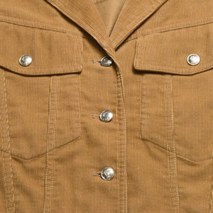 Very Good Condition Christian Dior Corduroy Jacket 2P12022096 Size 38 Brown Galliano Period Used 4a009334