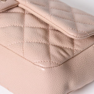 Very good condition CHANEL Matelasse 25 chain shoulder bag caviar skin pink 20s silver hardware used 4a009344