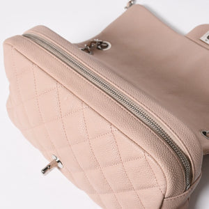 Very good condition CHANEL Matelasse 25 chain shoulder bag caviar skin pink 20s silver hardware used 4a009344