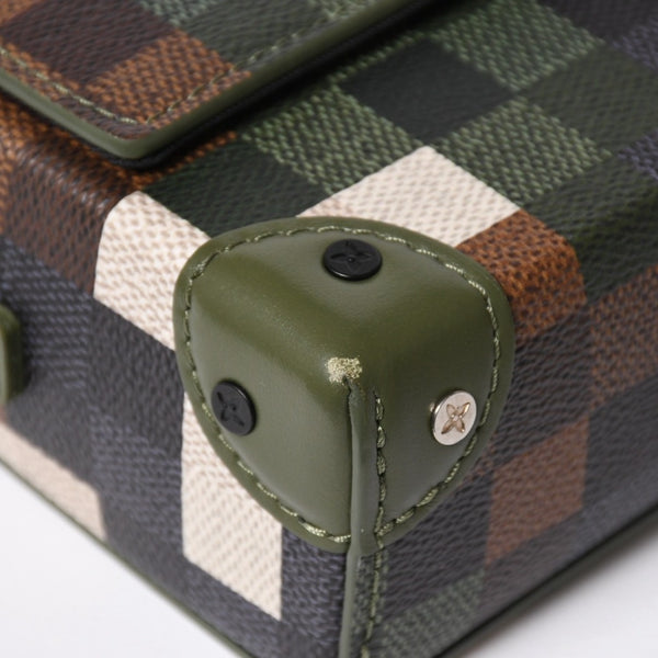 Very Good Condition LOUIS VUITTON Steamer Wearable Wallet Shoulder Bag M83172 Damoflage Used 4a009352