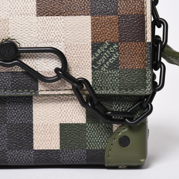 Very Good Condition LOUIS VUITTON Steamer Wearable Wallet Shoulder Bag M83172 Damoflage Used 4a009352