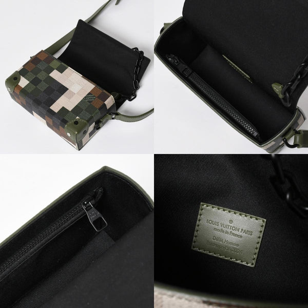 Very Good Condition LOUIS VUITTON Steamer Wearable Wallet Shoulder Bag M83172 Damoflage Used 4a009352