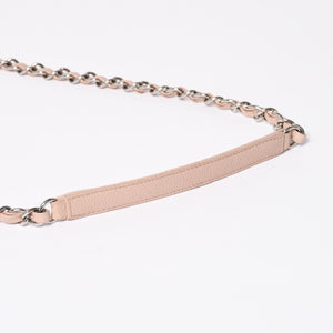Very good condition CHANEL Matelasse 25 chain shoulder bag caviar skin pink 20s silver hardware used 4a009344