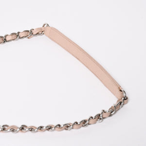 Very good condition CHANEL Matelasse 25 chain shoulder bag caviar skin pink 20s silver hardware used 4a009344