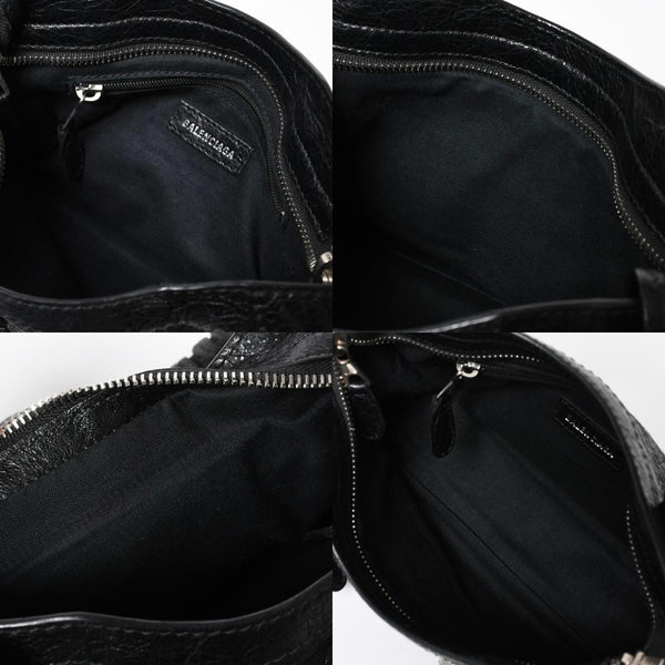 極美品 BALENCIAGA バレンシアガ CLASSIC MINI CITY 519938 ミニシティ 2WAY ハンドバッグ ブラック 中古 4a009345