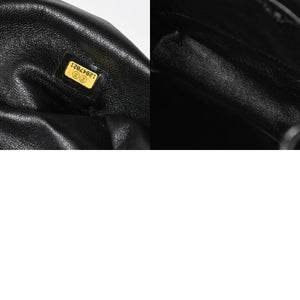 Very Good Condition CHANEL Chanel Matelasse Upside Down Chain Shoulder Bag No. 12 Coco Mark Patent Leather Black Used 4a009343