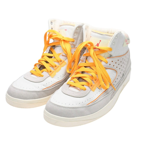 NIKE JORDAN BRAND UNION × Nike Air Jordan 2 Rattan DN3802-200 Size US12 (30cm) Beige Yellow Union Michael Jordan Excellent Condition Used 4a009252