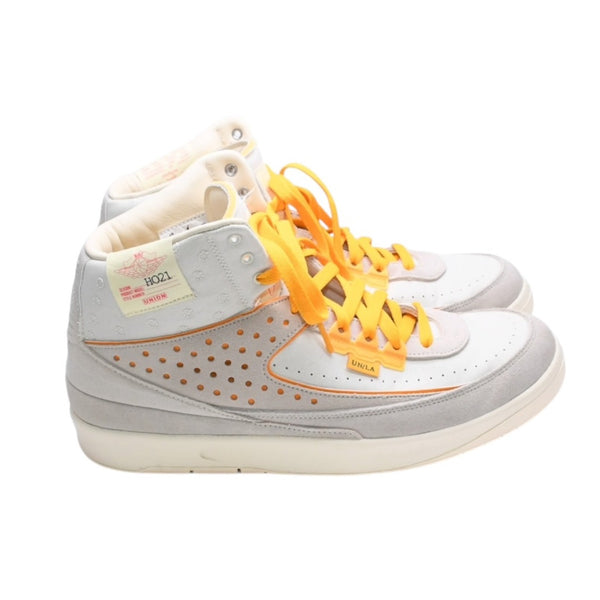 NIKE JORDAN BRAND UNION × Nike Air Jordan 2 Rattan DN3802-200 Size US12 (30cm) Beige Yellow Union Michael Jordan Excellent Condition Used 4a009252