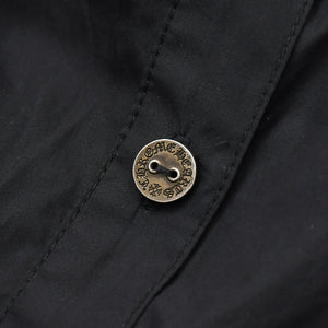 Mint condition Chrome Hearts Mahal Kita long-sleeved shirt U.S.AMade of cotton, sterling silver (925), black, size M, used. (Item number: 4a009363)