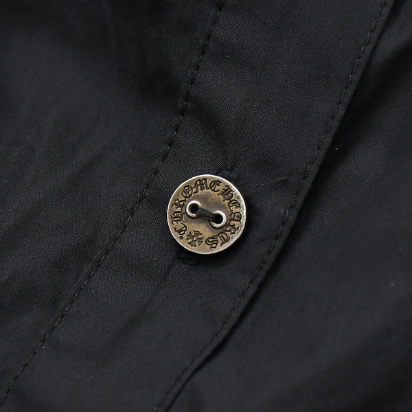 Mint condition Chrome Hearts Mahal Kita long-sleeved shirt U.S.AMade of cotton, sterling silver (925), black, size M, used. (Item number: 4a009363)