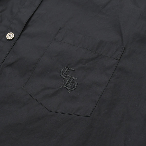 Mint condition Chrome Hearts Mahal Kita long-sleeved shirt U.S.AMade of cotton, sterling silver (925), black, size M, used. (Item number: 4a009363)
