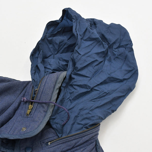 ISSEY MIYAKE Jacket Outerwear RF64185 Made in Japan Wool Cotton Nylon Navy Size 9 Good Condition Used 4a009366