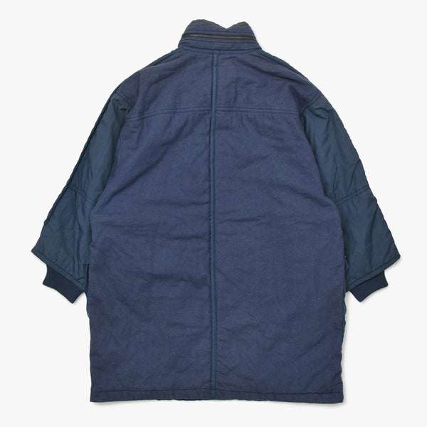 ISSEY MIYAKE Jacket Outerwear RF64185 Made in Japan Wool Cotton Nylon Navy Size 9 Good Condition Used 4a009366