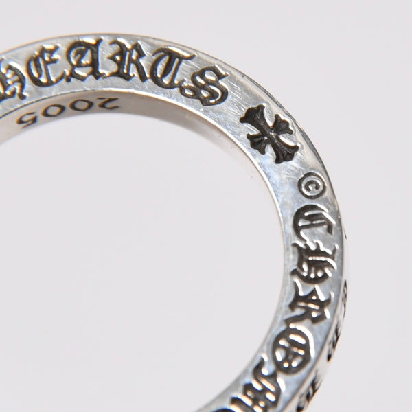 Like new CHROME HEARTS 3mm SPACER HONG KONG 3mm spacer ring Hong Kong limited Weight approx. 5.11g Size 13 Used 4a009372