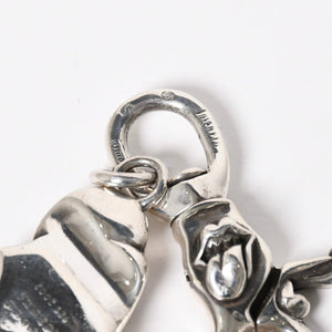 Mint condition Chrome Hearts Rolling Stones lipstick&タWallet chain, long, weight 466.0g, total length 55cm, 11 links, used, 4a009386