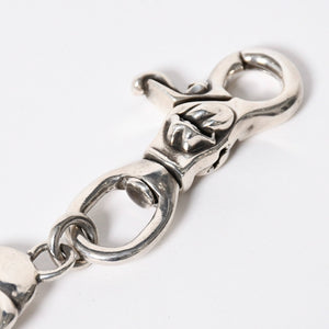 Mint condition Chrome Hearts Rolling Stones lipstick&タWallet chain, long, weight 466.0g, total length 55cm, 11 links, used, 4a009386