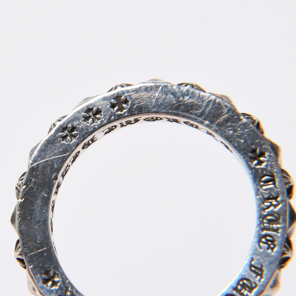 極美品 CHROME HEARTS クロムハーツ TFP PNK PLS トゥルーファッキンパンク CHプラス リング 重量約4.85g サイズ13号 シルバー925 中古 4a009370