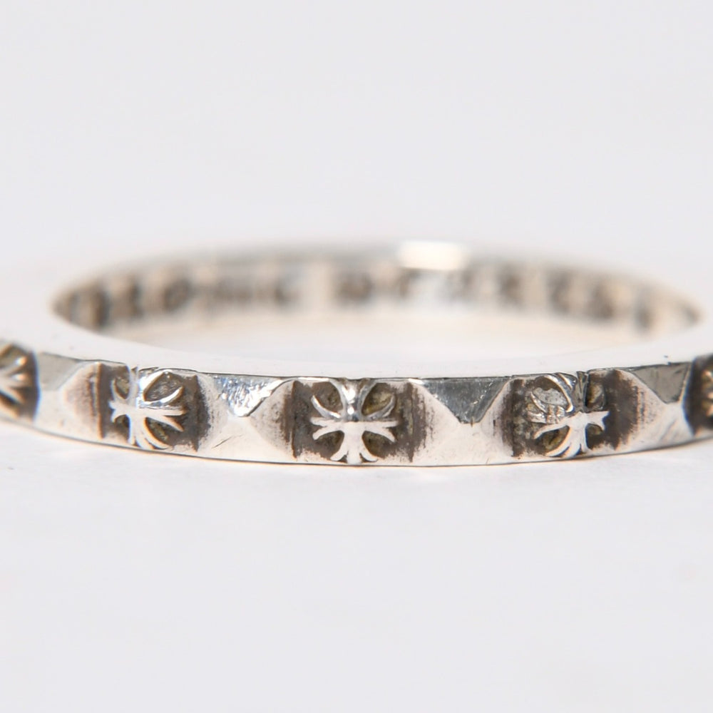 新品同様 CHROME HEARTS クロムハーツ TFP PNK PLS トゥルーファッキンパンク CHプラス リング 重量約5.10g サイズ18号 シルバー925 中古 4a009371