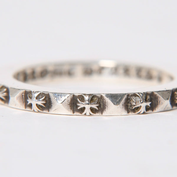 新品同様 CHROME HEARTS クロムハーツ TFP PNK PLS トゥルーファッキンパンク CHプラス リング 重量約5.10g サイズ18号 シルバー925 中古 4a009371